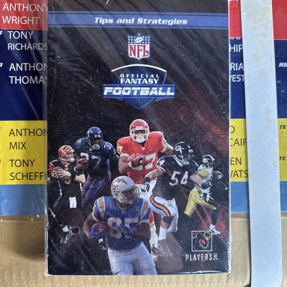 Vintage NFL Official Fantasy Football Draft Kit New Open Box - Picture 6 of 8